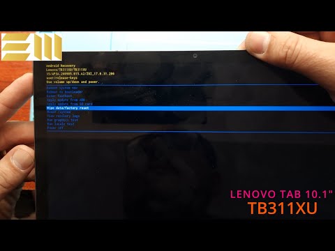 LENOVO TAB 10,1" TB311XU HARD RESET