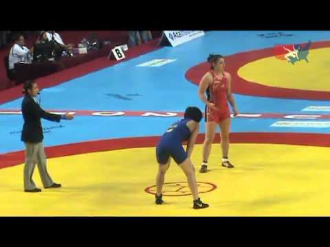 2011 Worlds Women 72kg - Ali Bernard (USA) vs. Jiao Wang (CHN)