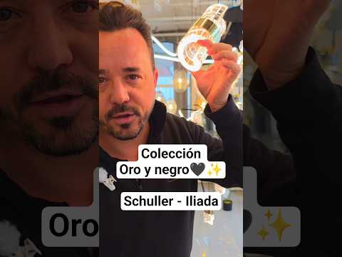Vídeo de Lámpara Colgante Negro-Oro Iliada Schuller