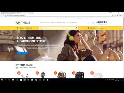 UniTheme - base working with layouts (changing store data)