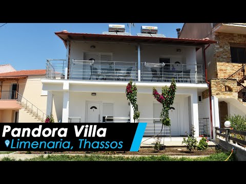 Villa Pandora, alojamiento privado en Limenaria, Grecia - Video