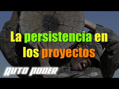 La persistencia en los proyectos