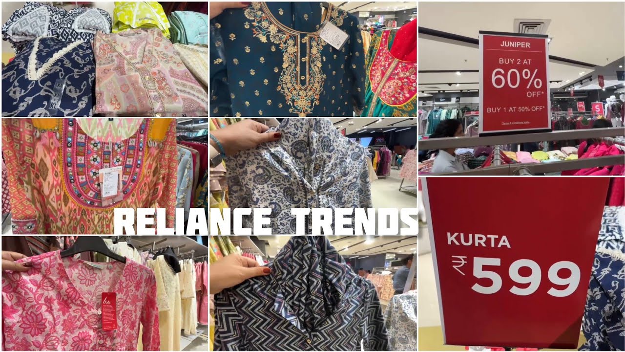 RELIANCE TRENDS Kurtis & YearEnd Sale 50% off || Come Grab The Offer With Me.