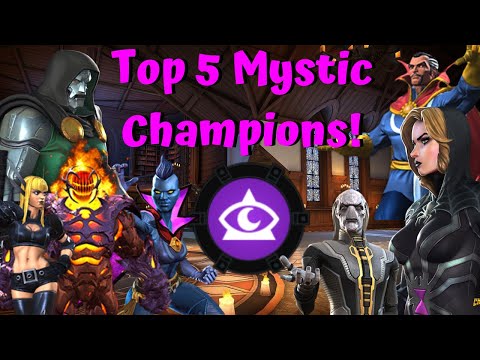 Top 5 Mystic Champions! Best Champs Ranked! - Marvel Contest of Champions