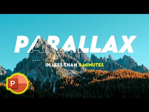 How to Put Text Behind Objects in PowerPoint (Easy Tutorial + Parallax Effect!)