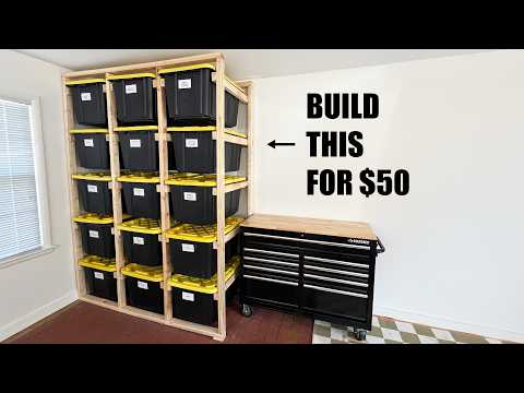 Easy DIY Tote Storage Rack | Build for under $50