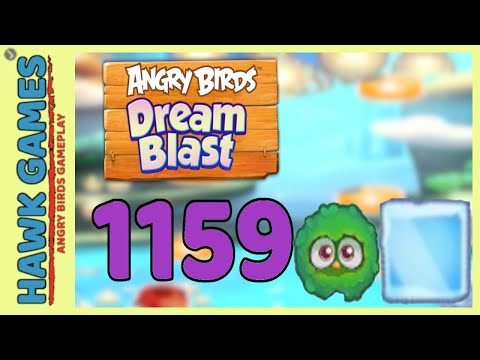 Angry Birds Dream Blast Level 1159 Hard - Walkthrough, No Boosters