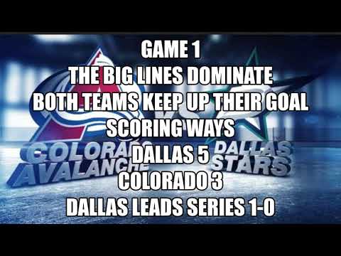 Dallas Stars vs Colorado Avalanche Game 1