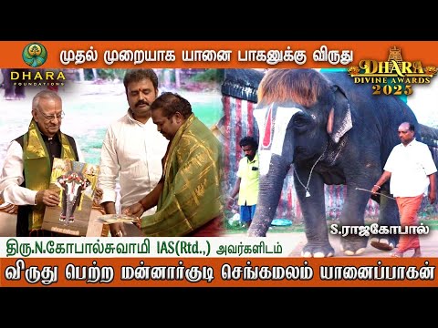 Mahout Receiving an Award