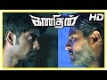 Kanithan Tamil Movie Scenes Atharva Saves Karunakaran Tarun Locates Camera At His Consultancy