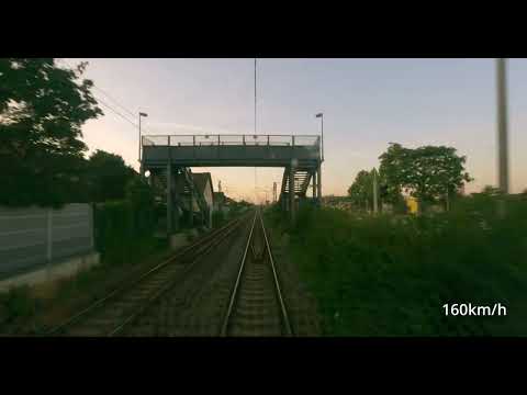 Führerstandsmitfahrt S9 Von Mannheim Hbf nach Karlsruhe Hbf