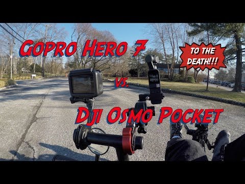 DJI Osmo Pocket vs Gopro hero 7 black, battle of stabilization
