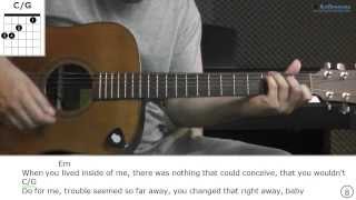 How to play Love Don&#39;t Live Here Anymore with City And Colour (Acoustic live version)