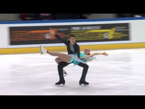 ISU 2014 Jr Grand Prix Dresden Free Dance Julia BIECHLER / Damian DODGE USA