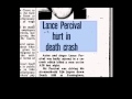 LANCE PERCIVAL crash.mp4 - YouTube