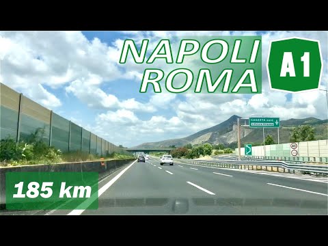 A1 | Driving in ITALY | from NAPLES to ROME