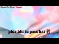 Kabhi Shaam Dhale To Aajana Whatsapp Status Video