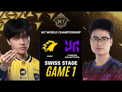 ONIC ID vs YANGON GALACTICOS GAME 1 M7 SWISS STAGE DAY 2 | ONIC vs YG