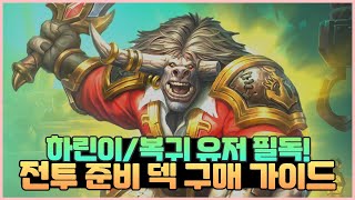 [하스 알쓸신잡] 뉴비/복귀 유저 필독! 미니팩과 전투 준비 덱 과금 가이드