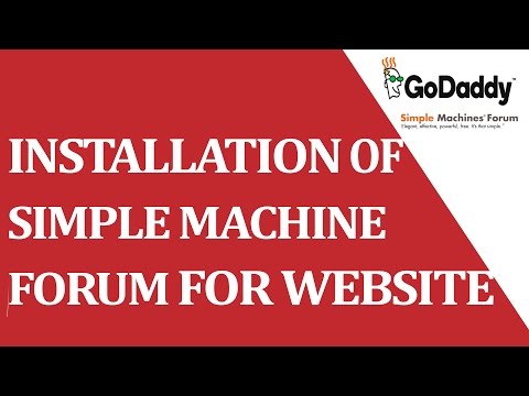 How to installed SIMPLE MACHINE FORUM cms through cpanel ?
