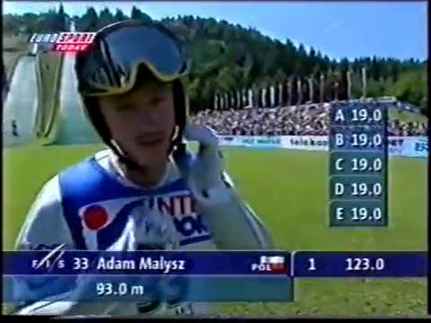 Adam Malysz - 93.0 m - Villach 2000