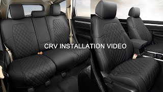 How to install GIANT PANDA Honda CRV Custom Seat Covers