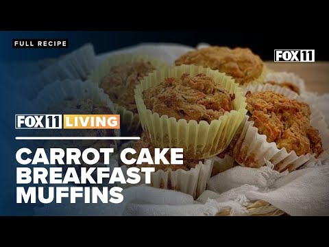 Carrot Cake Breakfast Muffins recipe from FOX 11 Living