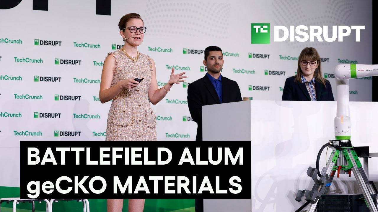 geCKo Materials at TechCrunch Disrupt 2025