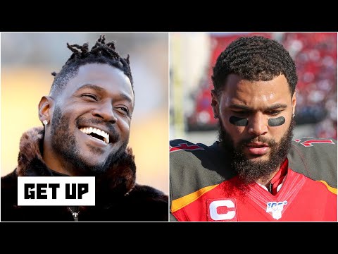 安東尼奧-布朗是否適合小牛隊的外接手？| 起床 (Will Antonio Brown fit with the Bucs' wide receivers? | Get Up)