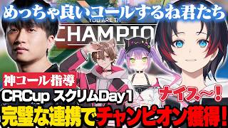 【CRカップ/APEX/スクリム1日目】コーチの超分かりやすいコールのフィードバックで完璧な連携を魅せるうるかチーム【うるか切り抜き/うるか/ゆふな/常闇トワ/大和周平】