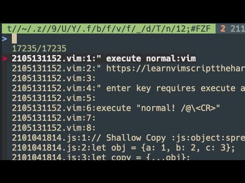 Neovim fzf #3: making your own ( fzf with ripgrep )