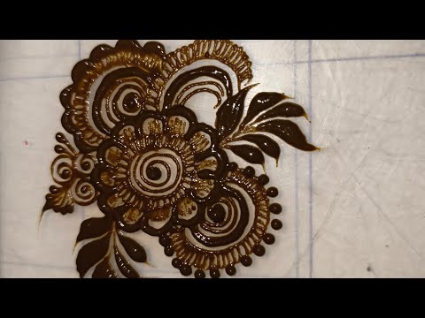 Floral pattern mehndi designs 🌺 Basic information for biggnners how to start with small elements.