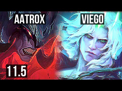 AATROX vs VIEGO (TOP) | 900+ games, 10/2/4, 900K mastery, Dominating | BR Grandmaster | v11.5