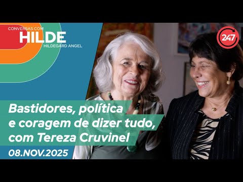 Conversa com Hildegard Angel: Bastidores, política e coragem de dizer tudo, com Tereza Cruvinel
