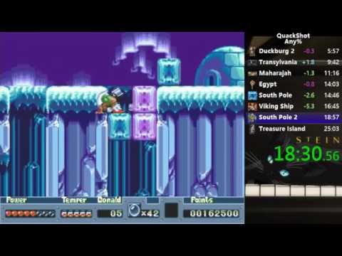 QuackShot Any% speedrun in 24:50