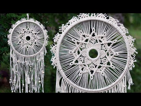 DIY Macrame Star Ornament Tutorial Handmade Christmas Tree Decoration