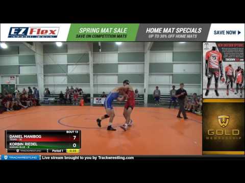 145 Daniel Manibog Texas vs Korbin Riedel Kansas Blue 8386598104