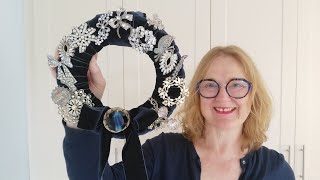 Making a brooch wreath