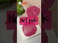 How To Make Hot Pink Colour Colour Mixing Series Art Tutorial Shorts