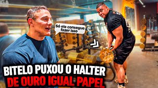 GIGA PEDIU AJUDA PARA O BITELO COLOCAR O PESO NO LUGAR