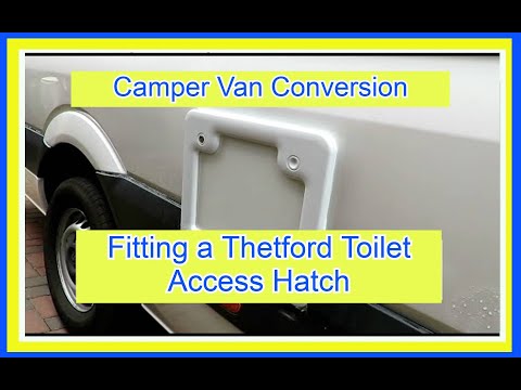 “DIY VW Crafter Conversion Series: Van Build with Shower & Toilet”- Thetford Toilet Access Door