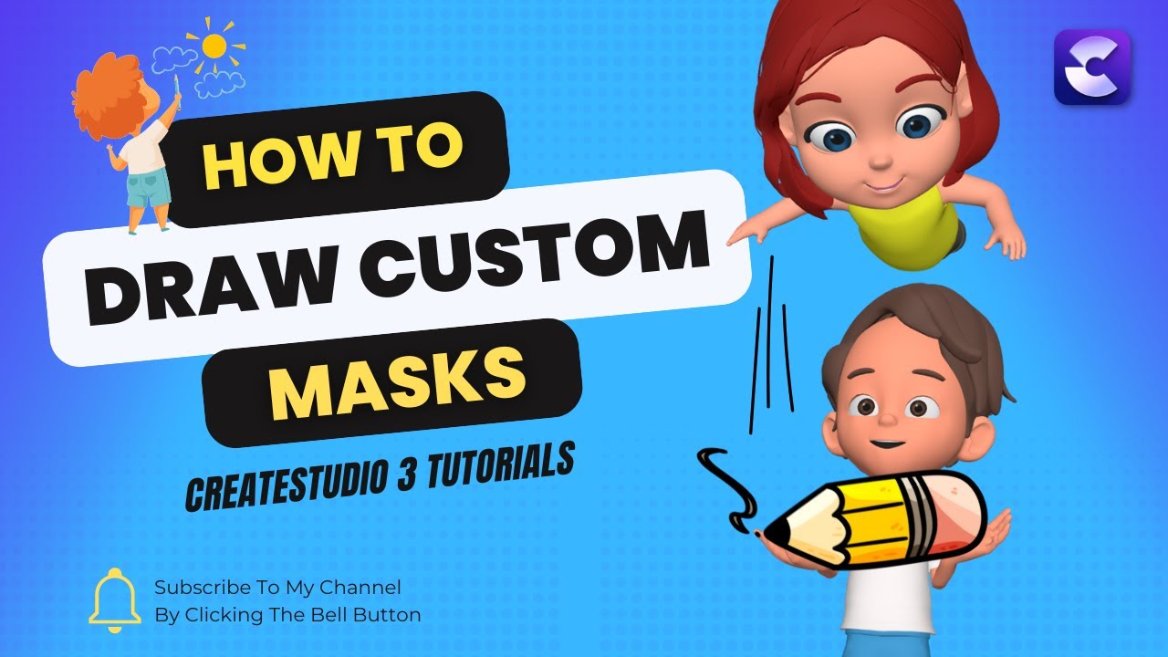 How To Draw Custom Masks in CreateStudio 3?