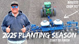 33-YEAR-OLD Plants His BIGGEST Crop Yet!  PLANTING SEASON 2025 from START to FINSIH