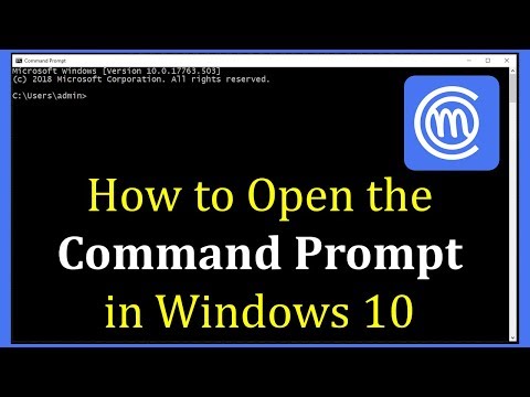 How to Open (CMD) Command Prompt in Windows 10