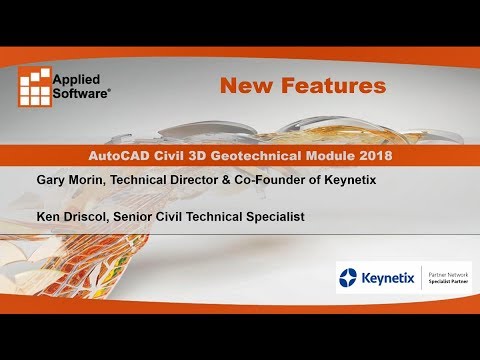Webinar: New Features: AutoCAD Civil 3D Geotechnical Module 2018