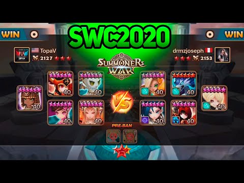 SWC2020. DRMZJOSEPH vs TOPAV in Summoners War Americas Cup