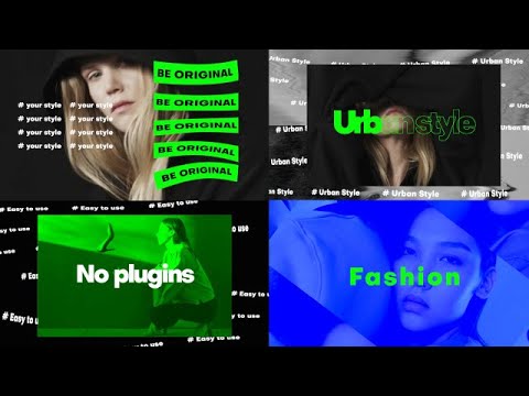 Fashion Urban Promo Final Cut Pro Templates