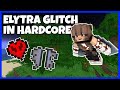 Elytra glitch could’ve gone wrong on 8 month old hardcore world 😰 #shorts