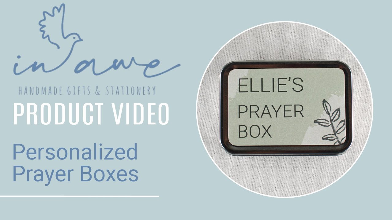 Personalized Prayer Boxes | Meaningful Christian Prayer Request Box Gift