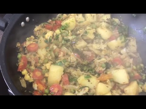 Mixed Vegetables (Sabzi) | Indian Dhaba Recipe Style | Spicy food | Indian Cooking Recipes Video